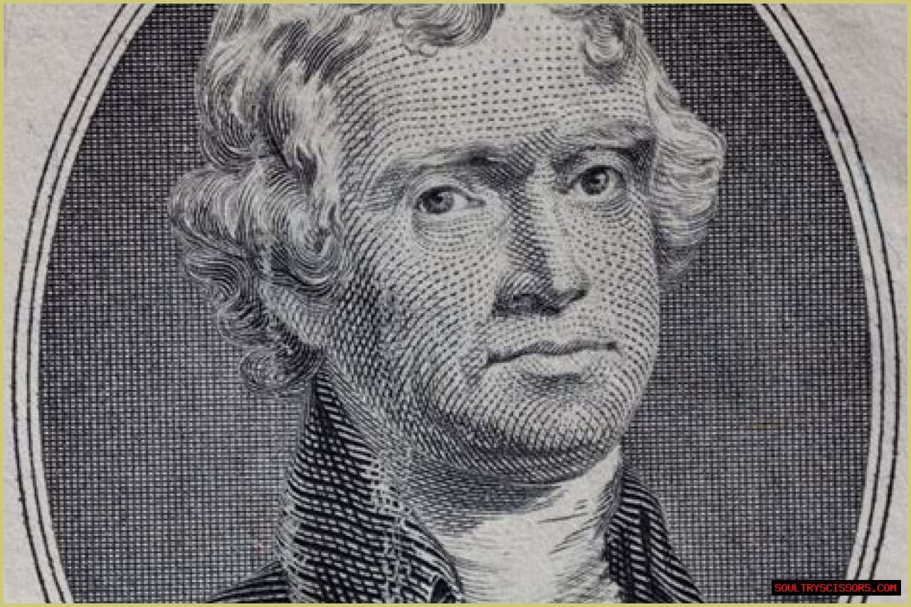 Bills with Thomas Jefferson's portrait