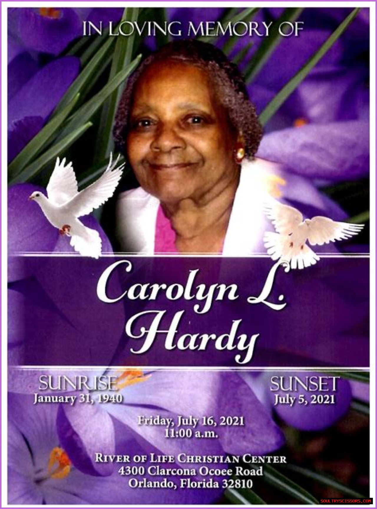 Carolyn A. Hardy – Metropolitan Funeral