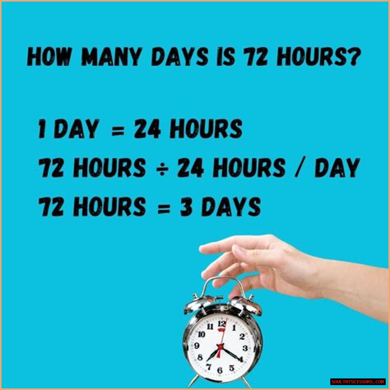 How Many Days Is 72 Hours?