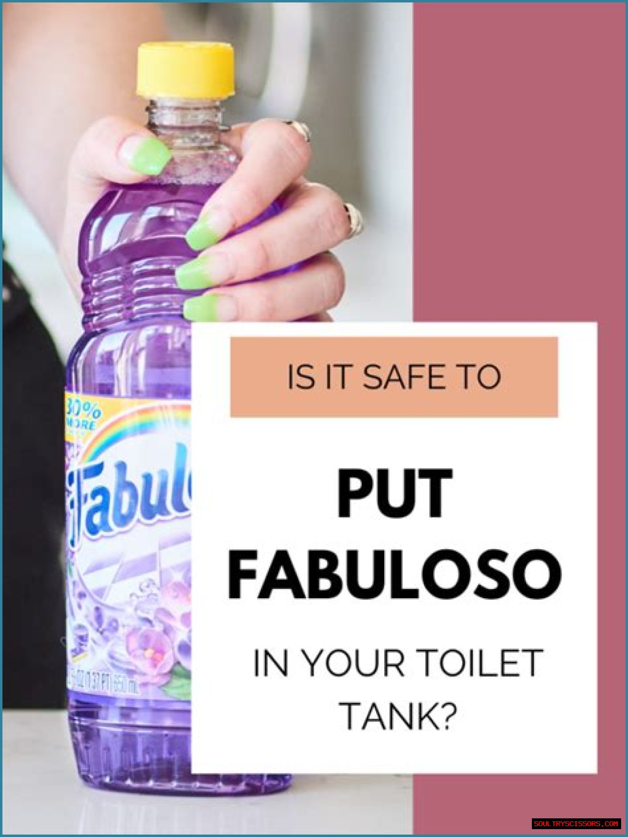 Is It safe To Put Fabuloso In Toilet Tank