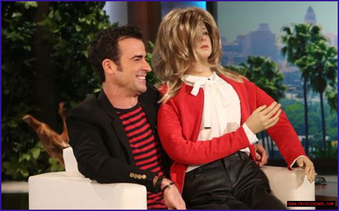 Justin Theroux Gets Life-Size Doll of Jen Aniston From Ellen DeGeneres