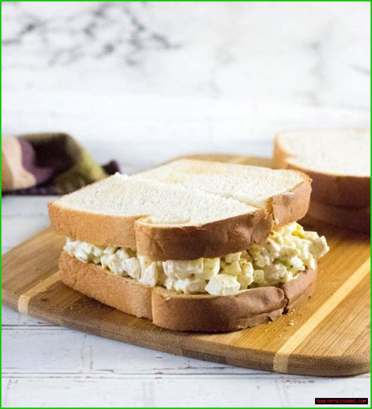 White spread for sandwiches for short